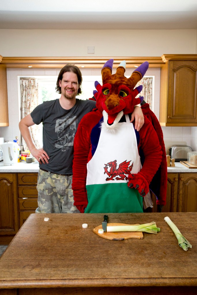 I don't know if you can spot any references to Wales in this picture.. (Picture: Matt Writtle)