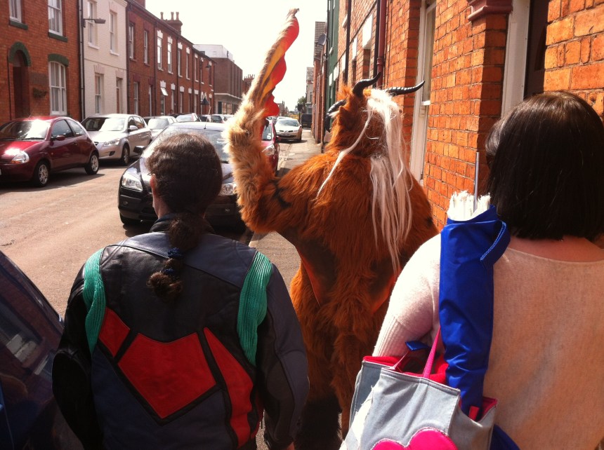 Pazuzu waking the neighbours